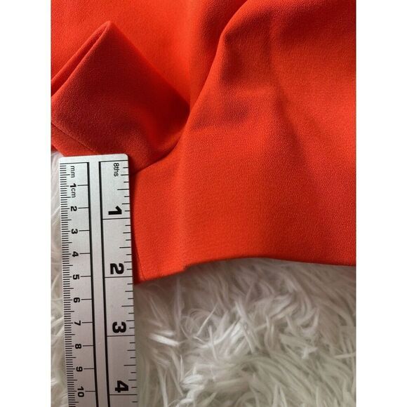 Designer Romper Dress S  Red C/MEO Collective Lined Party Cocktail - Picture 7 of 8